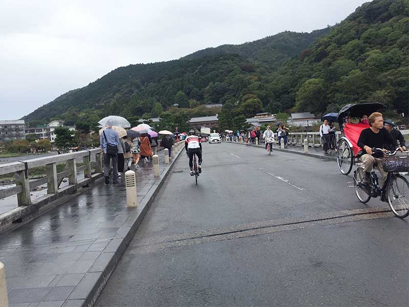 嵐山ライド 渡月橋